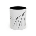 Jump (girl) - Accent Coffee Mug (11oz)