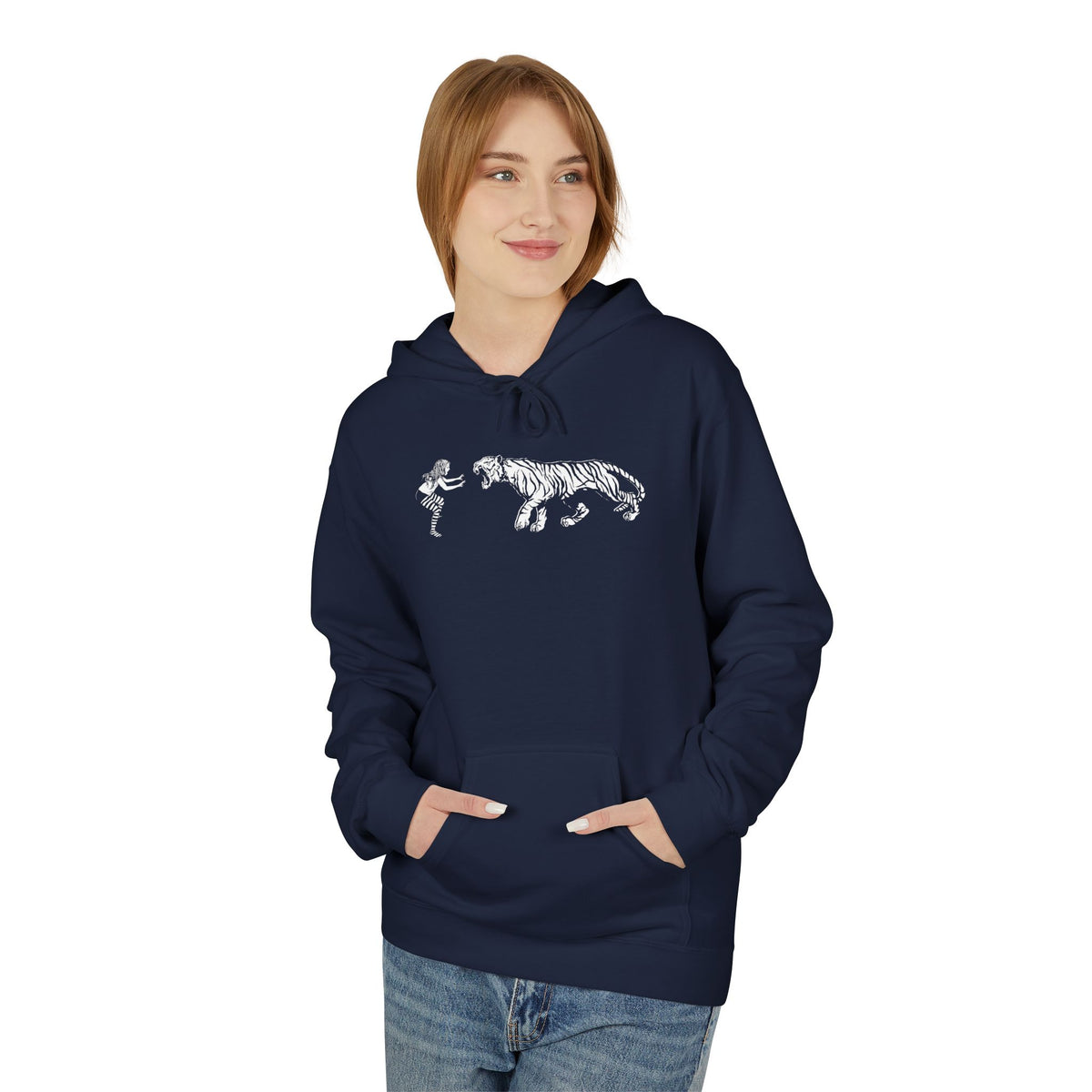 FIERCE (girl) - Unisex Fleece Hoodie - FREE SHIPPING