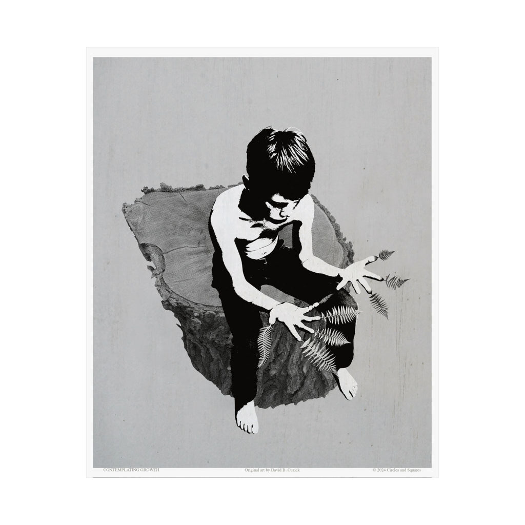 CONTEMPLATING GROWTH - poster - 3 sizes