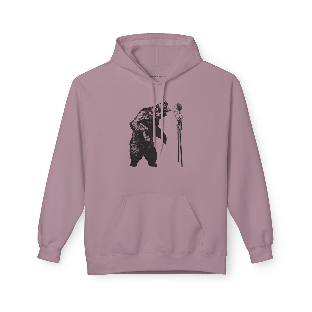 FIERCE ON STILTS - Unisex Fleece Hoodie - FREE SHIPPING