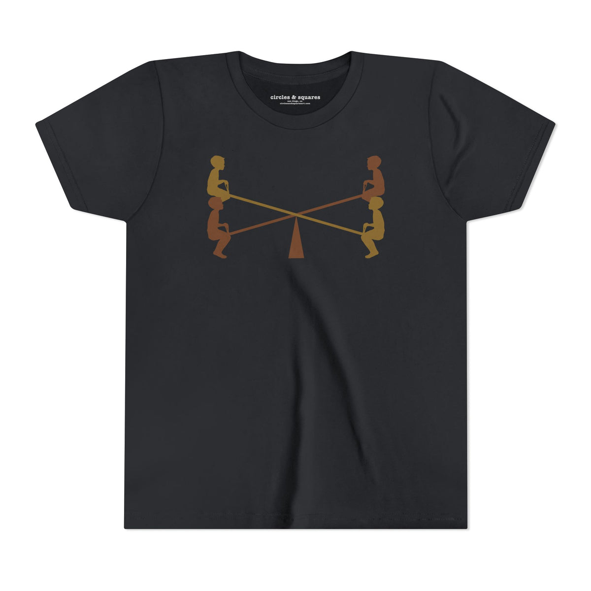 TEETER TOTTER - kids unisex tee - 3 colors