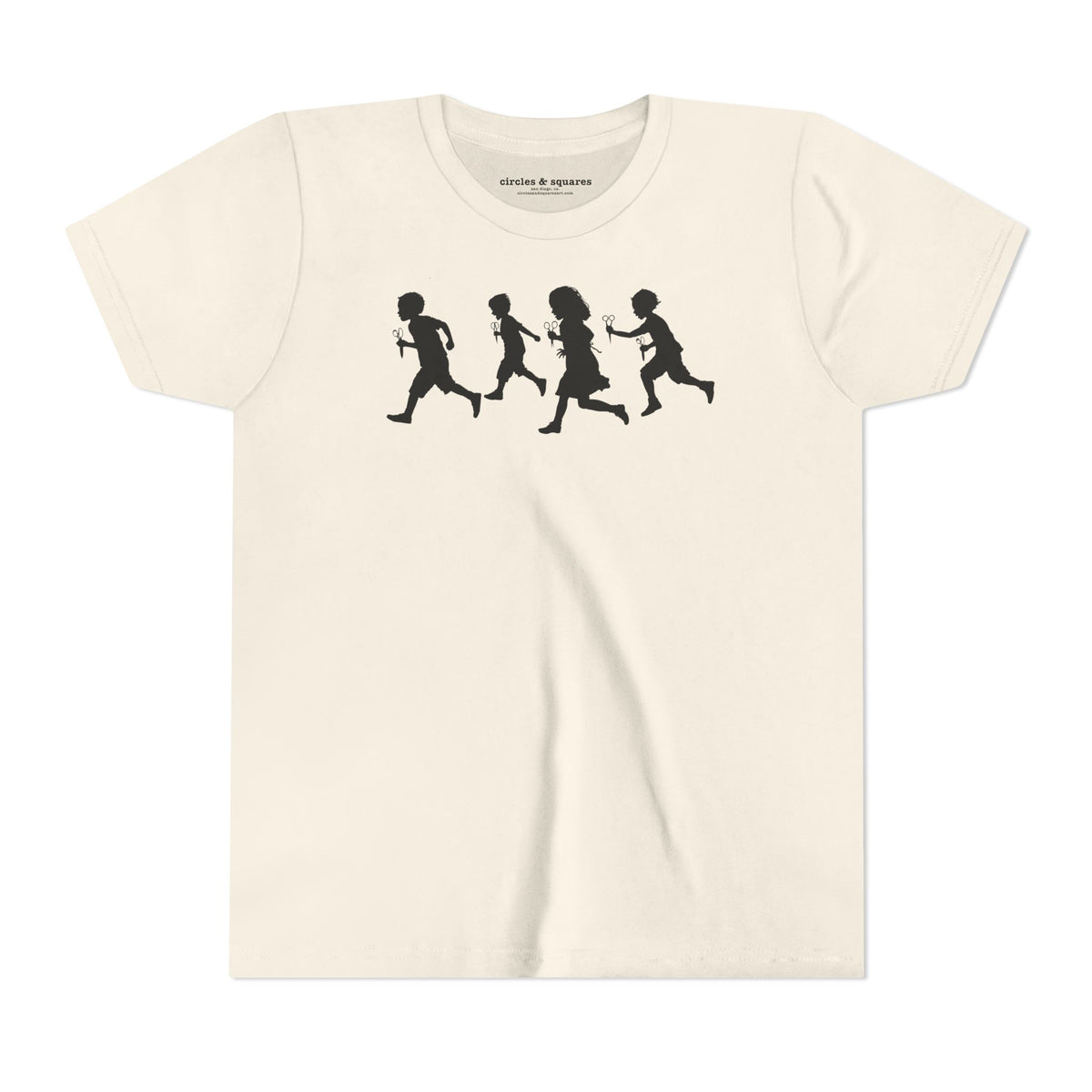 RUNNING WITH SCISSORS - Kids unisex tee for boys and girls