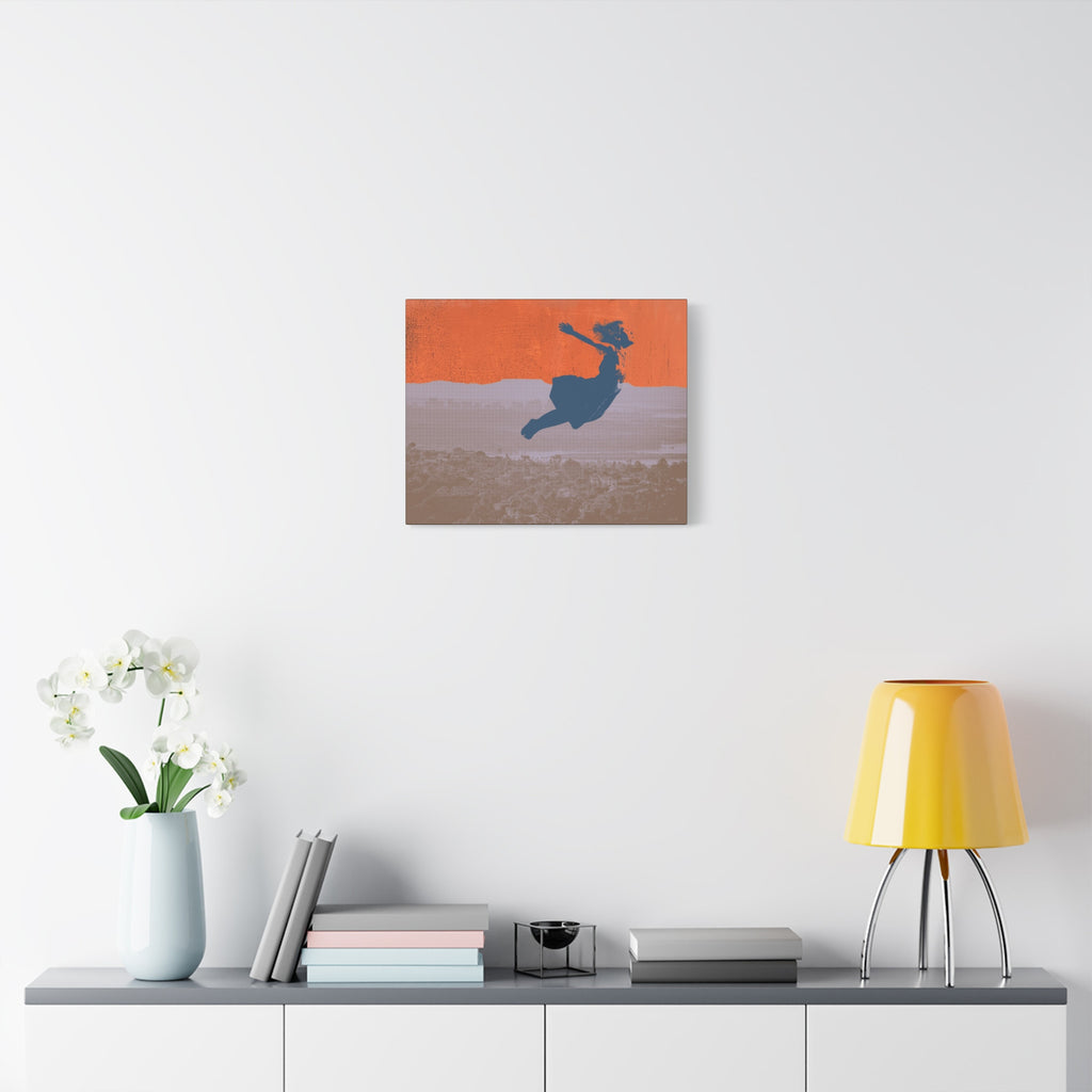 FLYING DREAM - girl - Canvas Print - 2 sizes - FREE SHIPPING