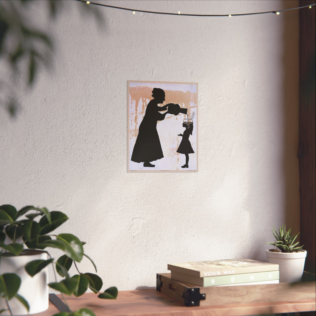 ALL THE GOOD STUFF - Grandmother and granddaughter - poster - 3 sizes