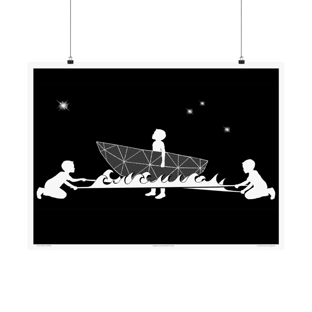 STAY THE COURSE_boy - poster - 3 sizes