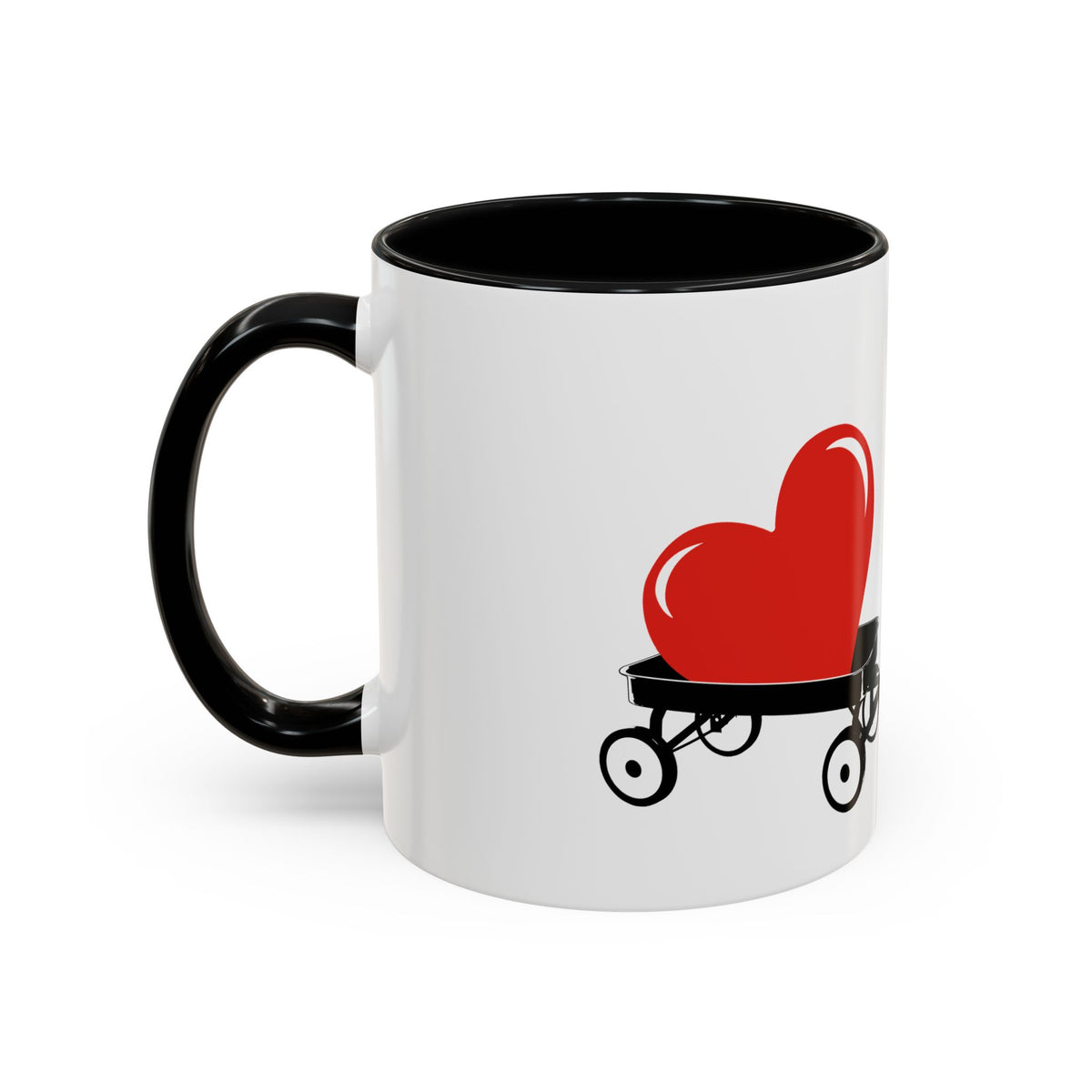 HEART TOO BIG TO CARRY - Accent Coffee Mug (11oz)