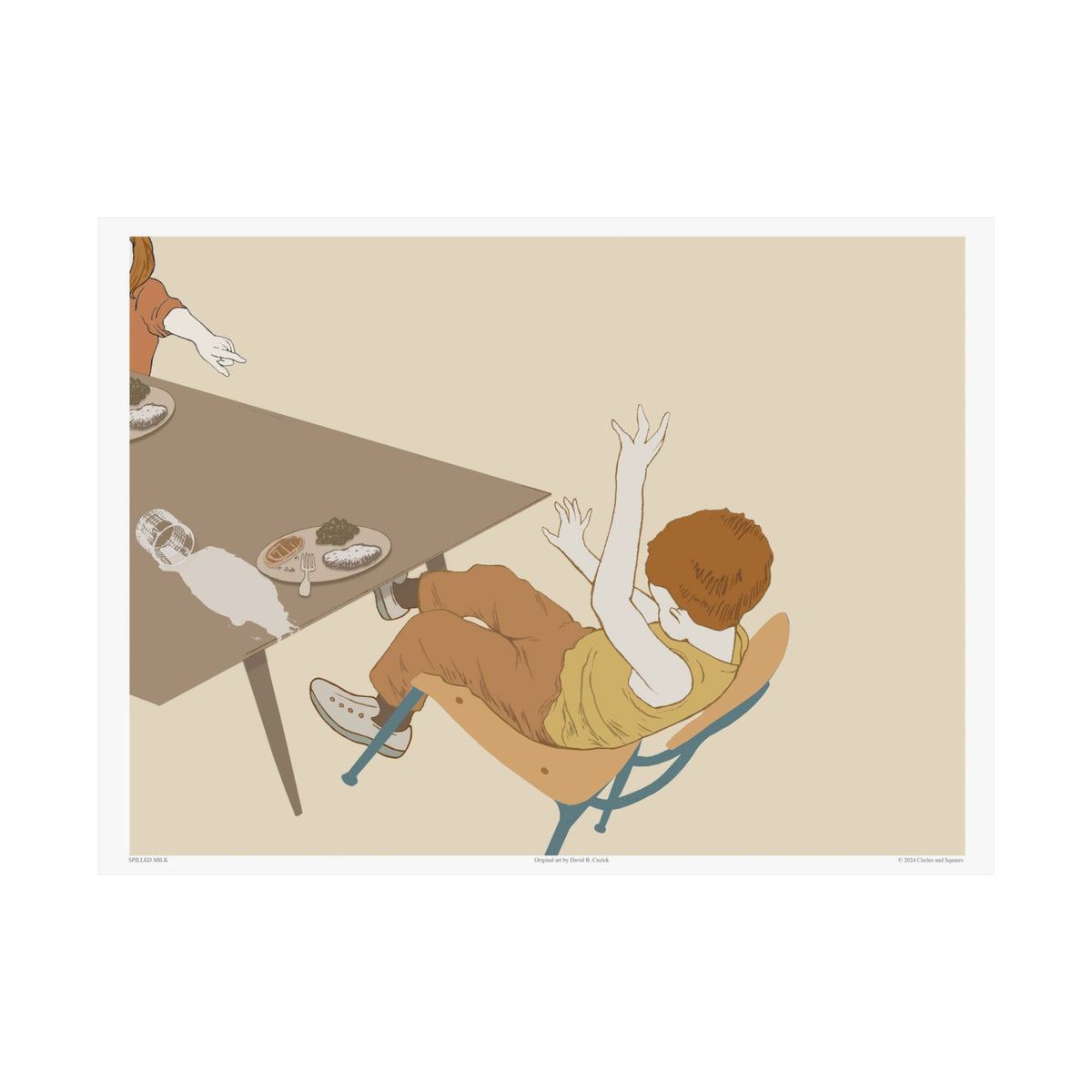SPILLED MILK - poster - 3 sizes