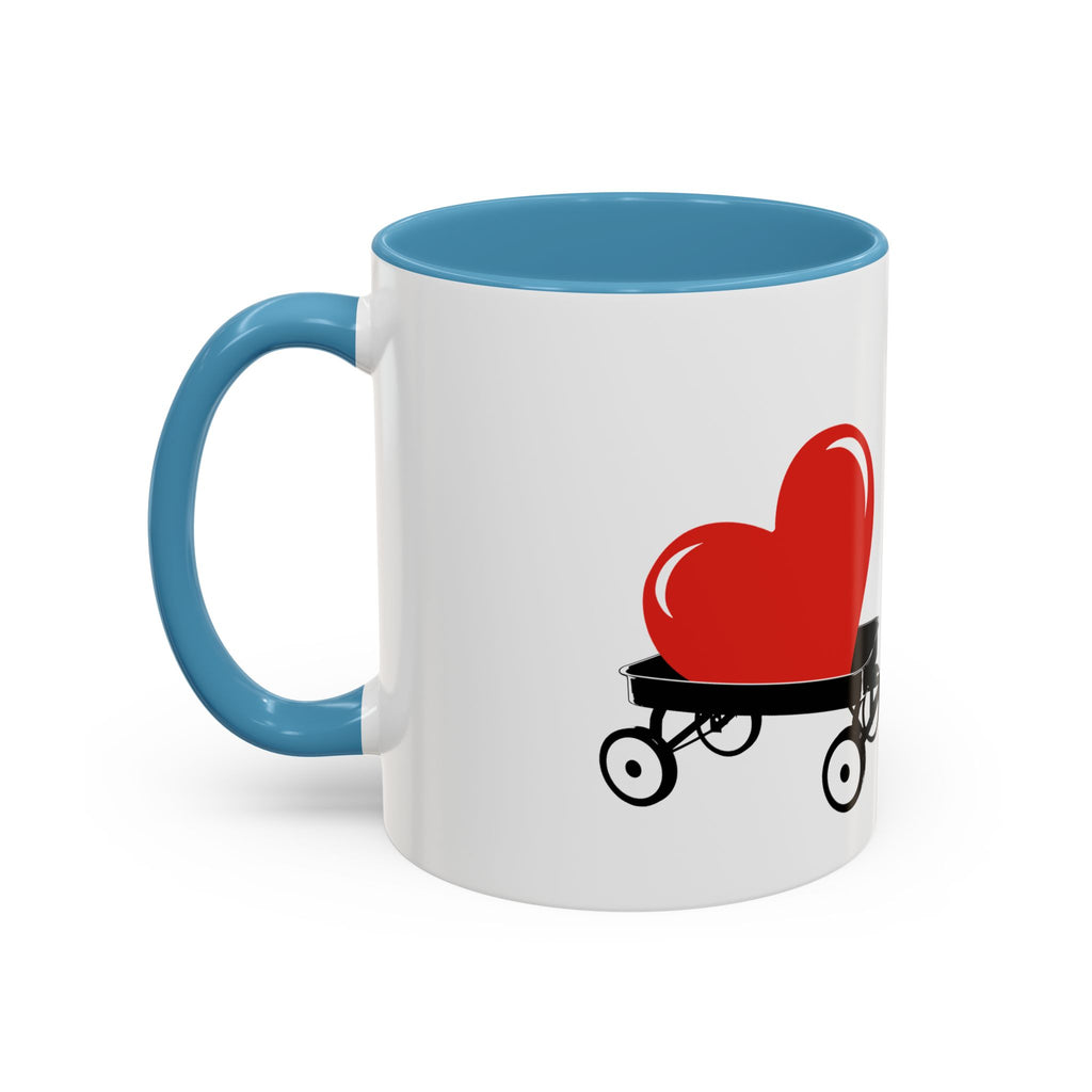 HEART TOO BIG TO CARRY - Accent Coffee Mug (11oz)