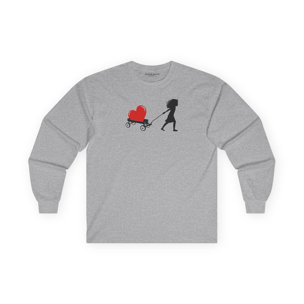 HEART TOO BIG TO CARRY - long sleeve unisex tee for men and women