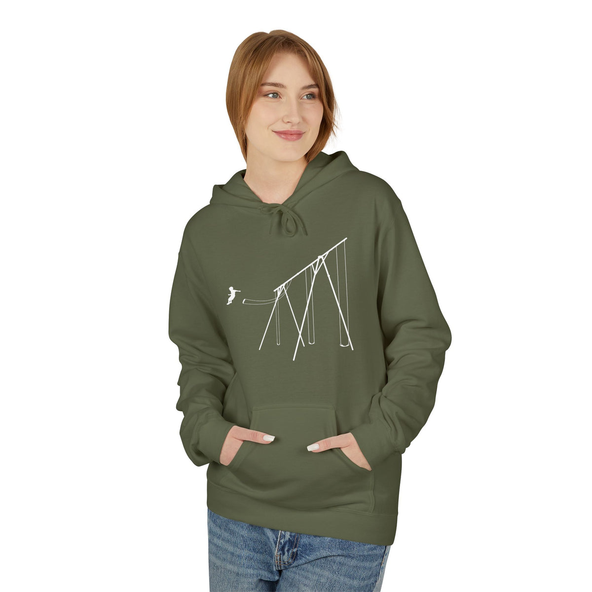 JUMP (boy) - Unisex Fleece Hoodie - FREE SHIPPING