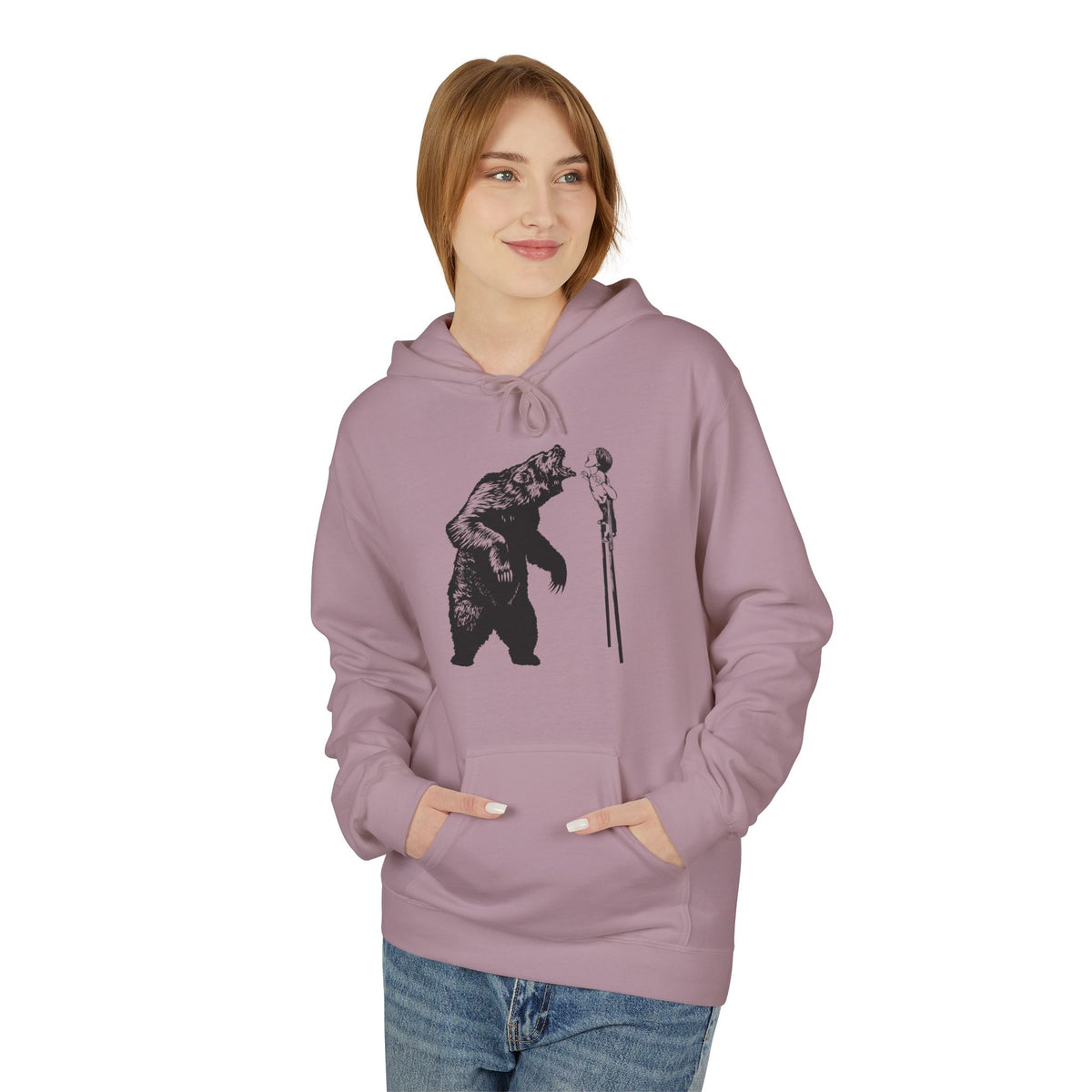 FIERCE ON STILTS - Unisex Fleece Hoodie - FREE SHIPPING