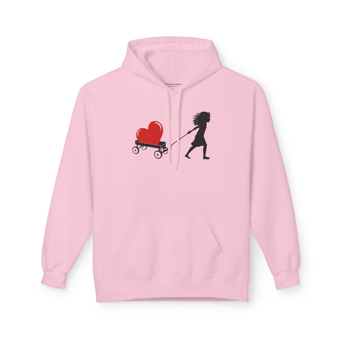 HEART TOO BIG TO CARRY - Unisex Fleece Hoodie - FREE SHIPPING