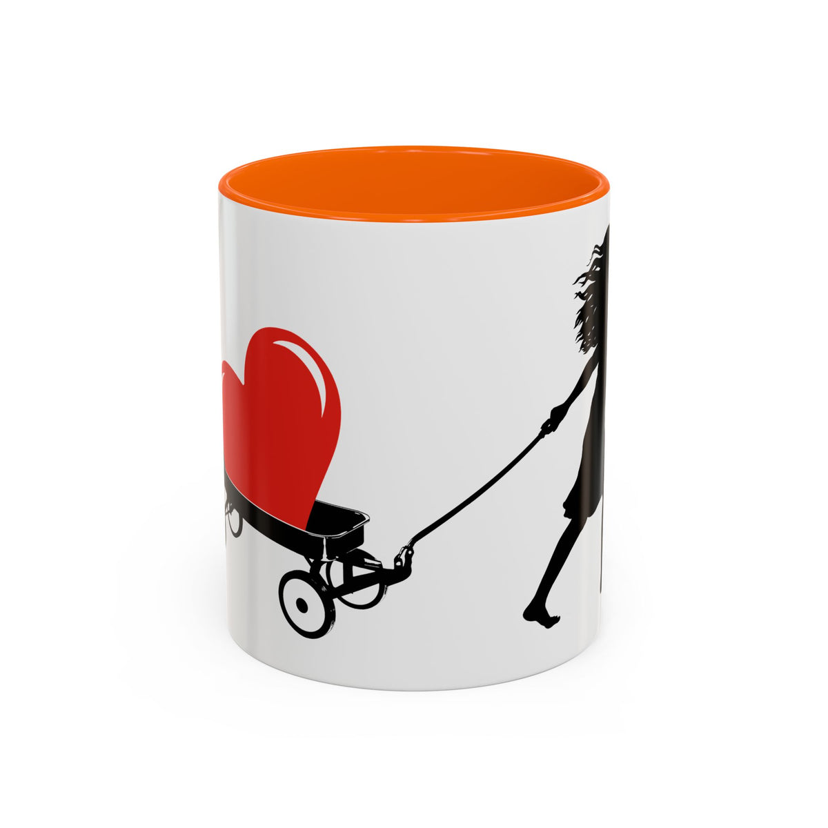 HEART TOO BIG TO CARRY - Accent Coffee Mug (11oz)