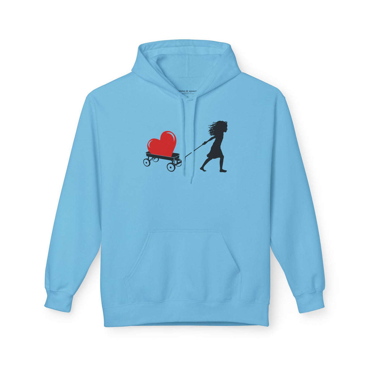 HEART TOO BIG TO CARRY - Unisex Fleece Hoodie - FREE SHIPPING