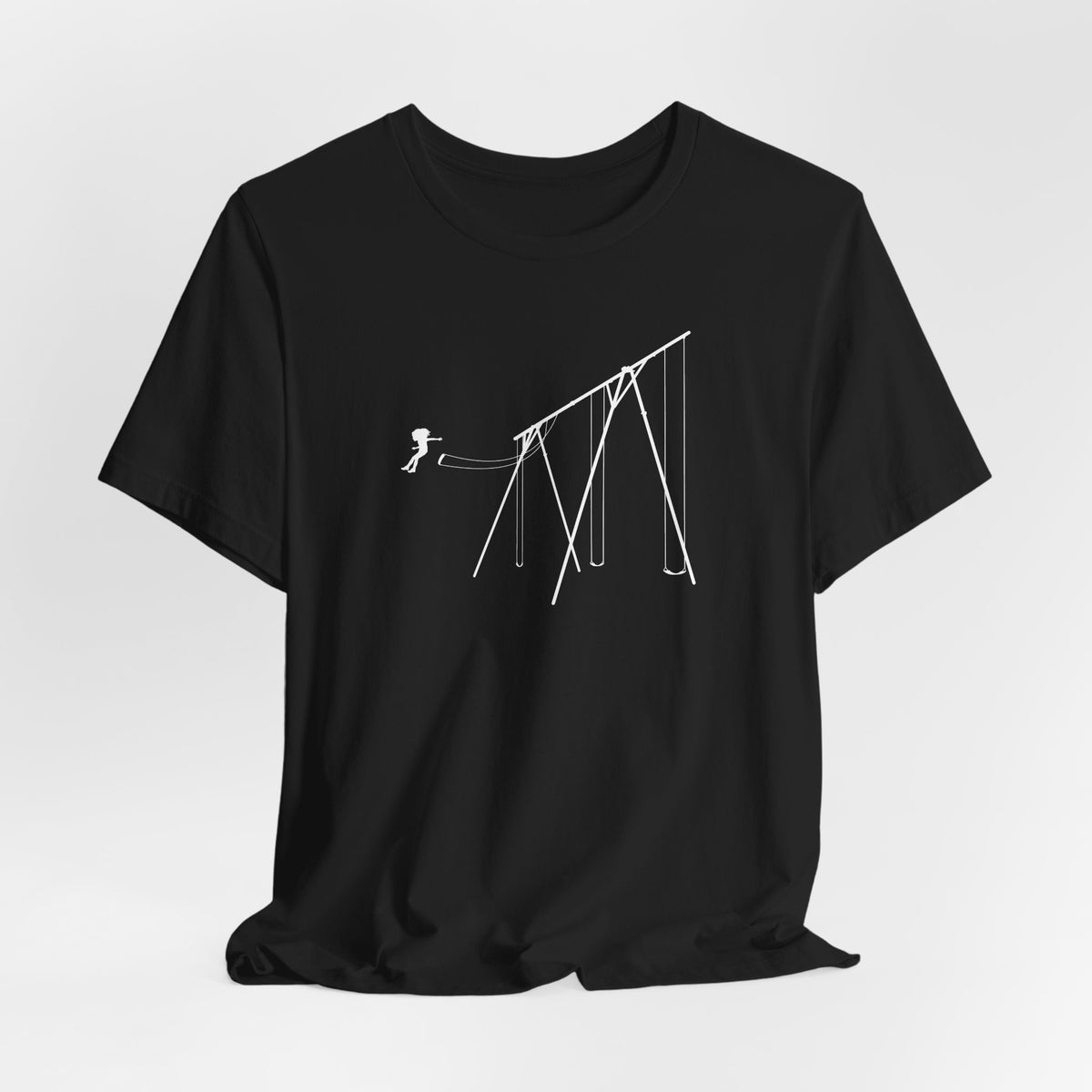 JUMP (girl) - Unisex tee for men and women