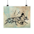 RUNNING WITH WOLVES - poster - 3 sizes