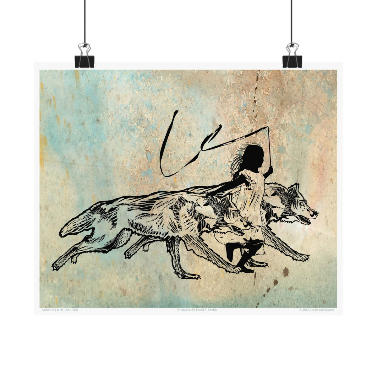 RUNNING WITH WOLVES - poster - 3 sizes