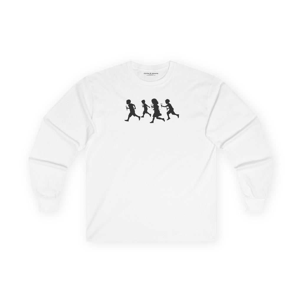 RUNNING WITH SCISSORS - long sleeve unisex tee for men and women