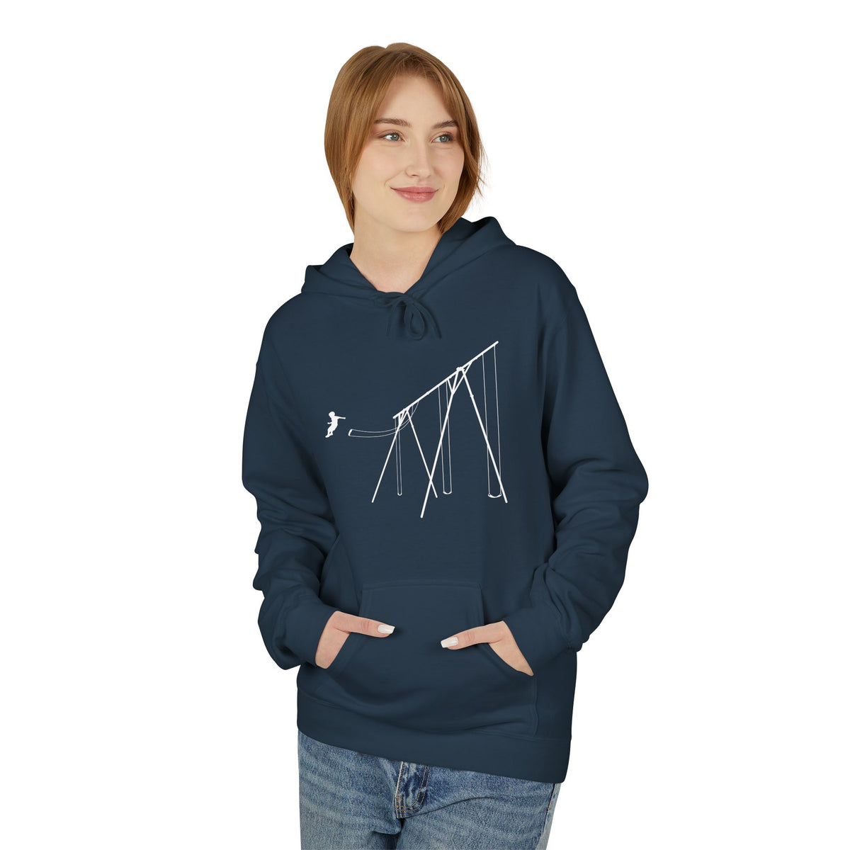 JUMP (boy) - Unisex Fleece Hoodie - FREE SHIPPING