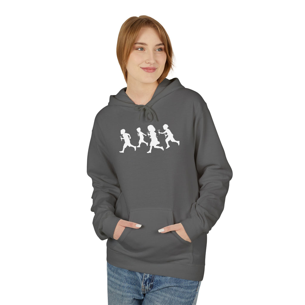 RUNNING WITH SCISSORS - Unisex Fleece Hoodie - FREE SHIPPING