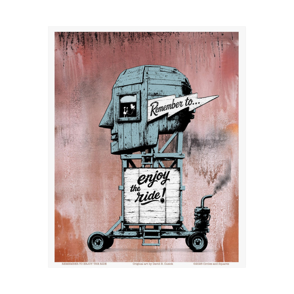 REMEMBER TO ENJOY THE RIDE - poster - 3 sizes