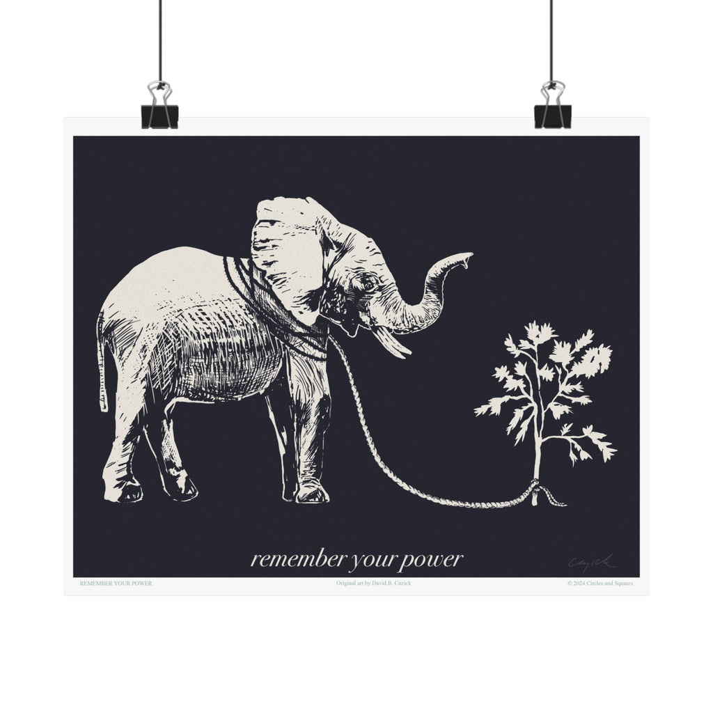 REMEMBER YOUR POWER - poster - 3 sizes