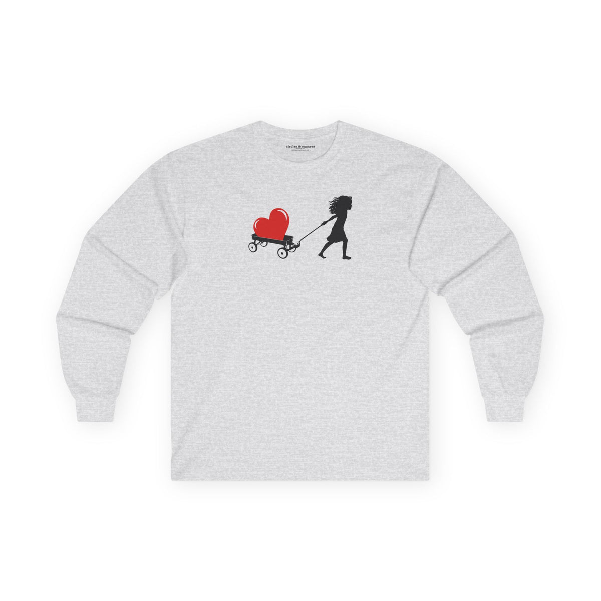 HEART TOO BIG TO CARRY - long sleeve unisex tee for men and women