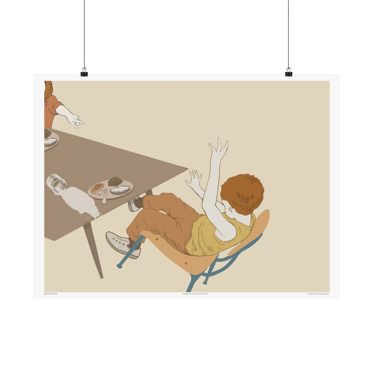 SPILLED MILK - poster - 3 sizes