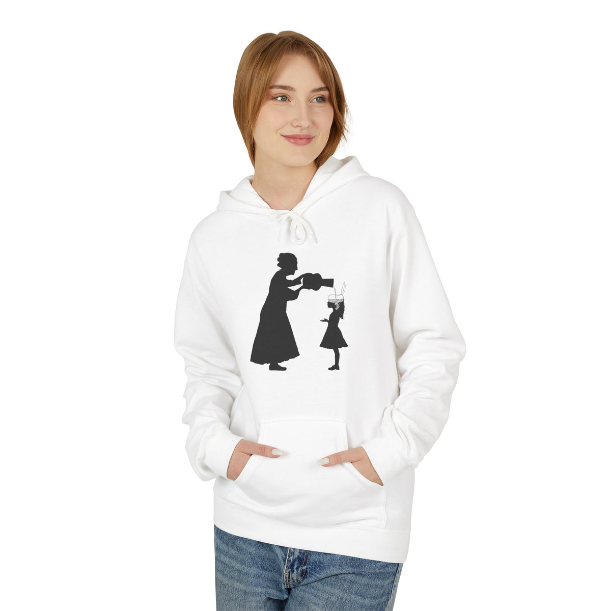 ALL THE GOOD STUFF (girl) - Unisex Fleece Hoodie - FREE SHIPPING
