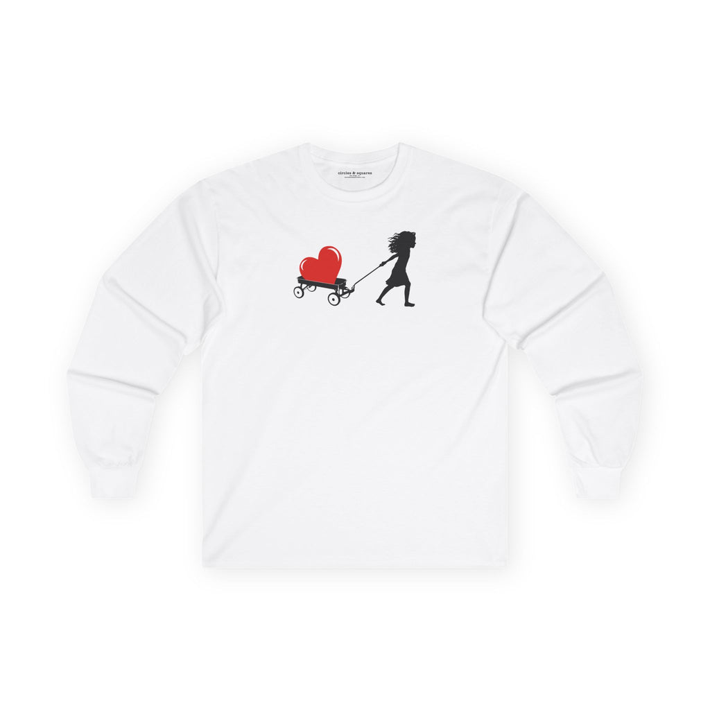 HEART TOO BIG TO CARRY - long sleeve unisex tee for men and women
