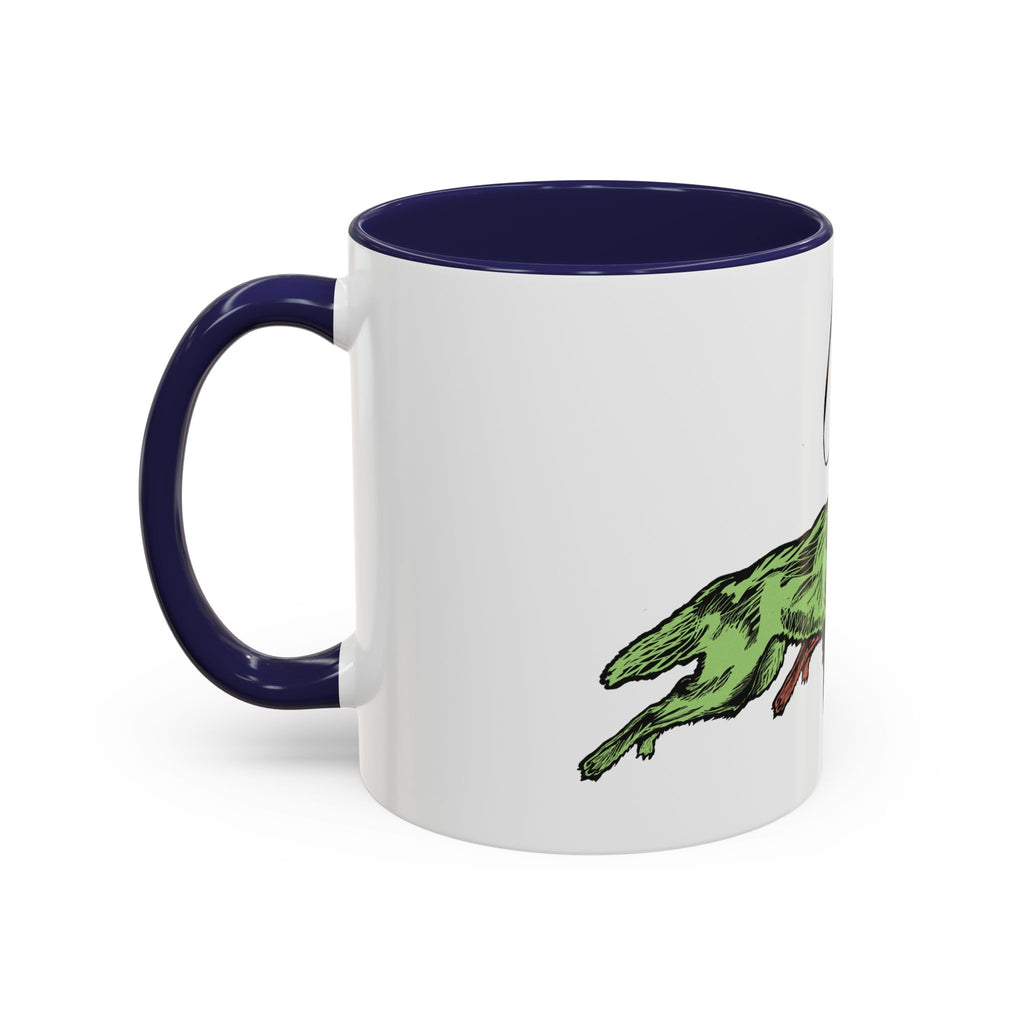 RUNNING WITH WOLVES (colorful) - Accent Coffee Mug (11oz)