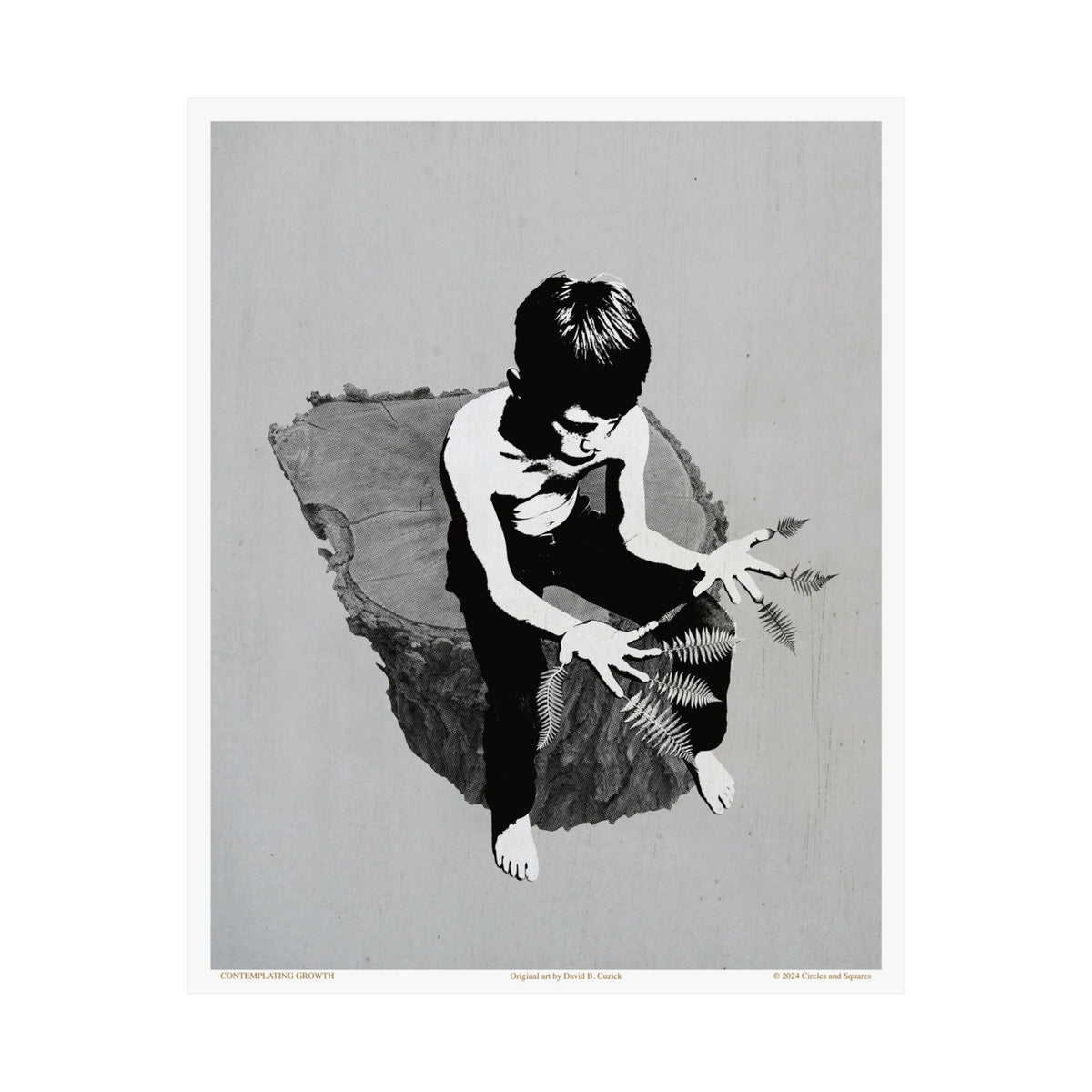 CONTEMPLATING GROWTH - poster - 3 sizes