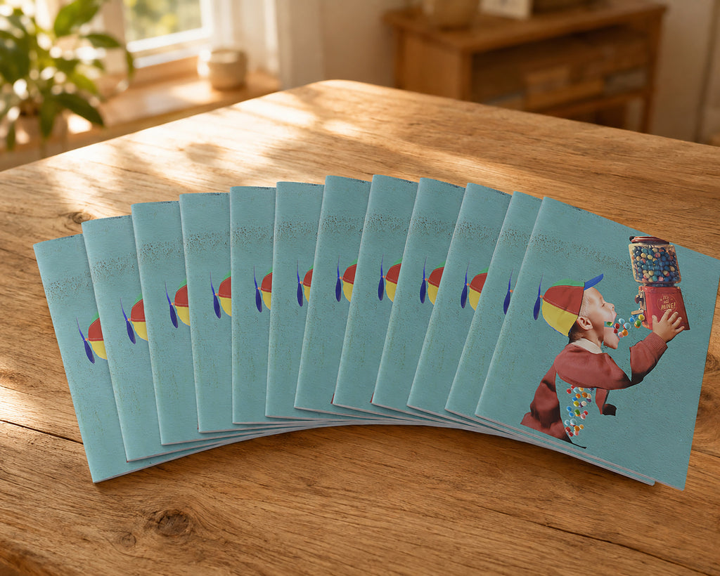 IT'S ALL MINE - greeting card with envelope - single and multi pack. Free shipping