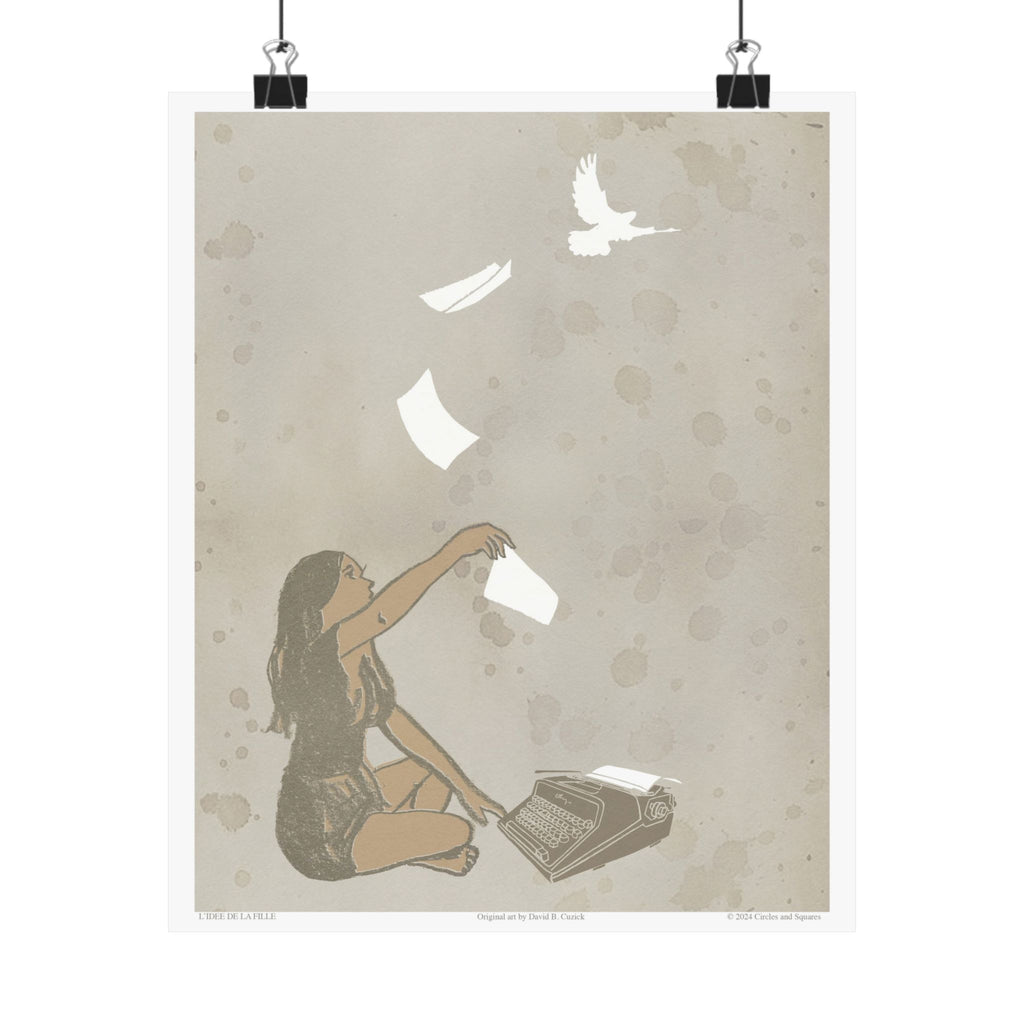 L'IDEE DE LA FILLE - poster - 3 sizes