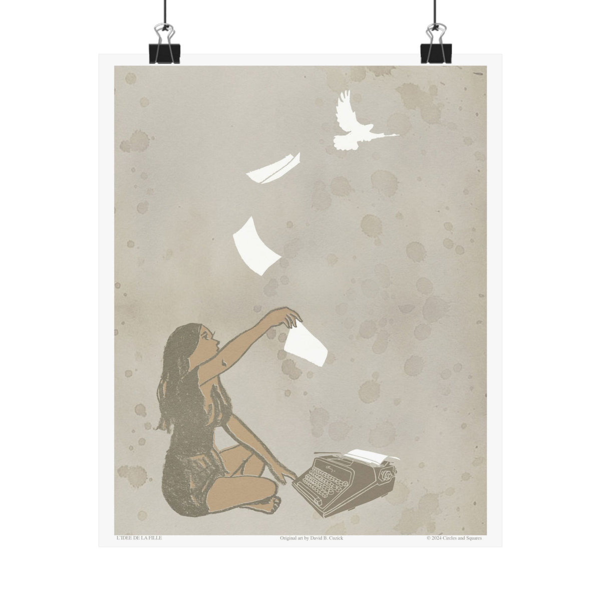 L'IDEE DE LA FILLE - poster - 3 sizes