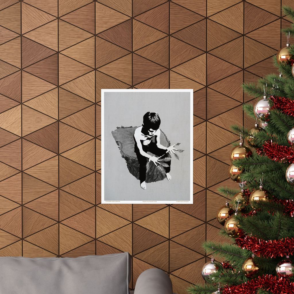 CONTEMPLATING GROWTH - poster - 3 sizes