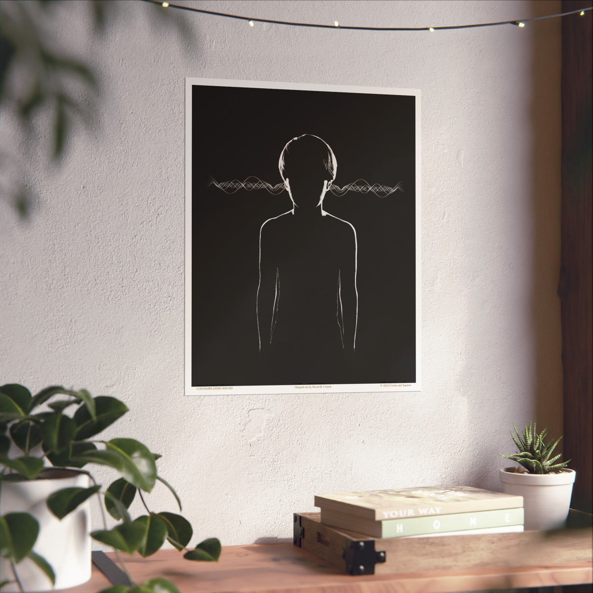 CONTEMPLATING SOUND -  3 sizes