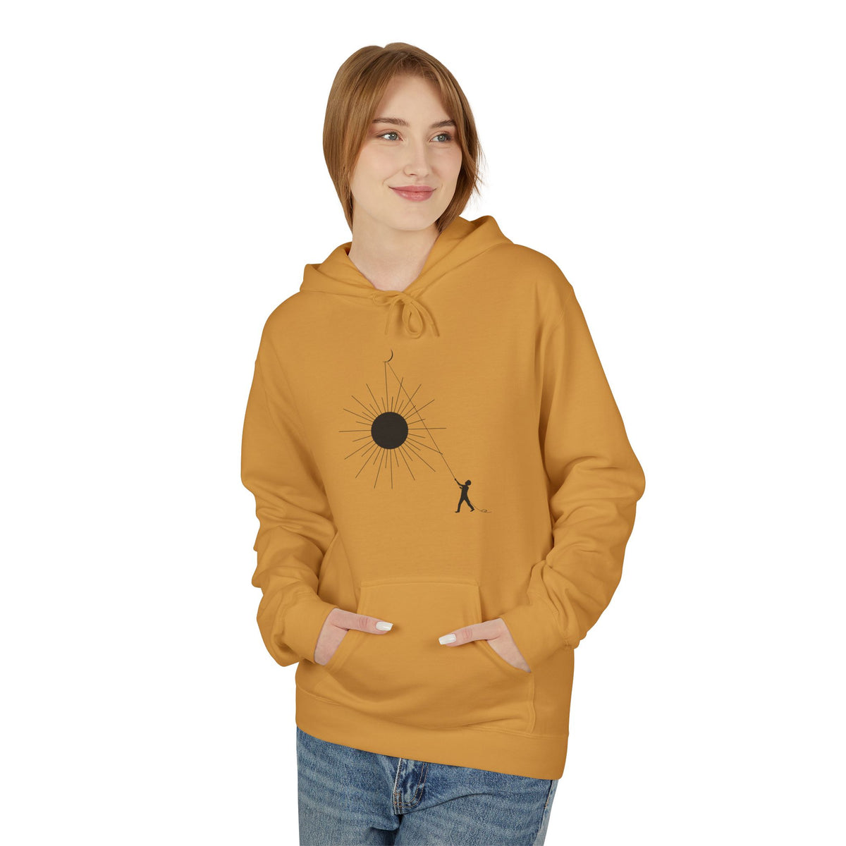 NEW DAY (boy) - Unisex Fleece Hoodie - FREE SHIPPING