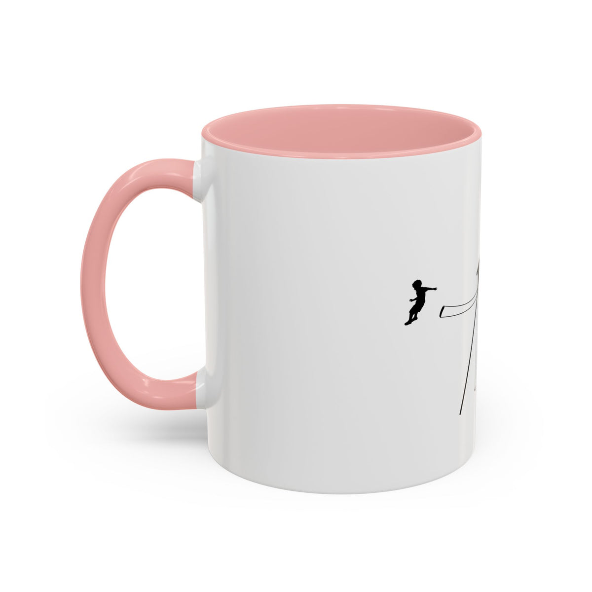 JUMP (boy) - Accent Coffee Mug (11oz)