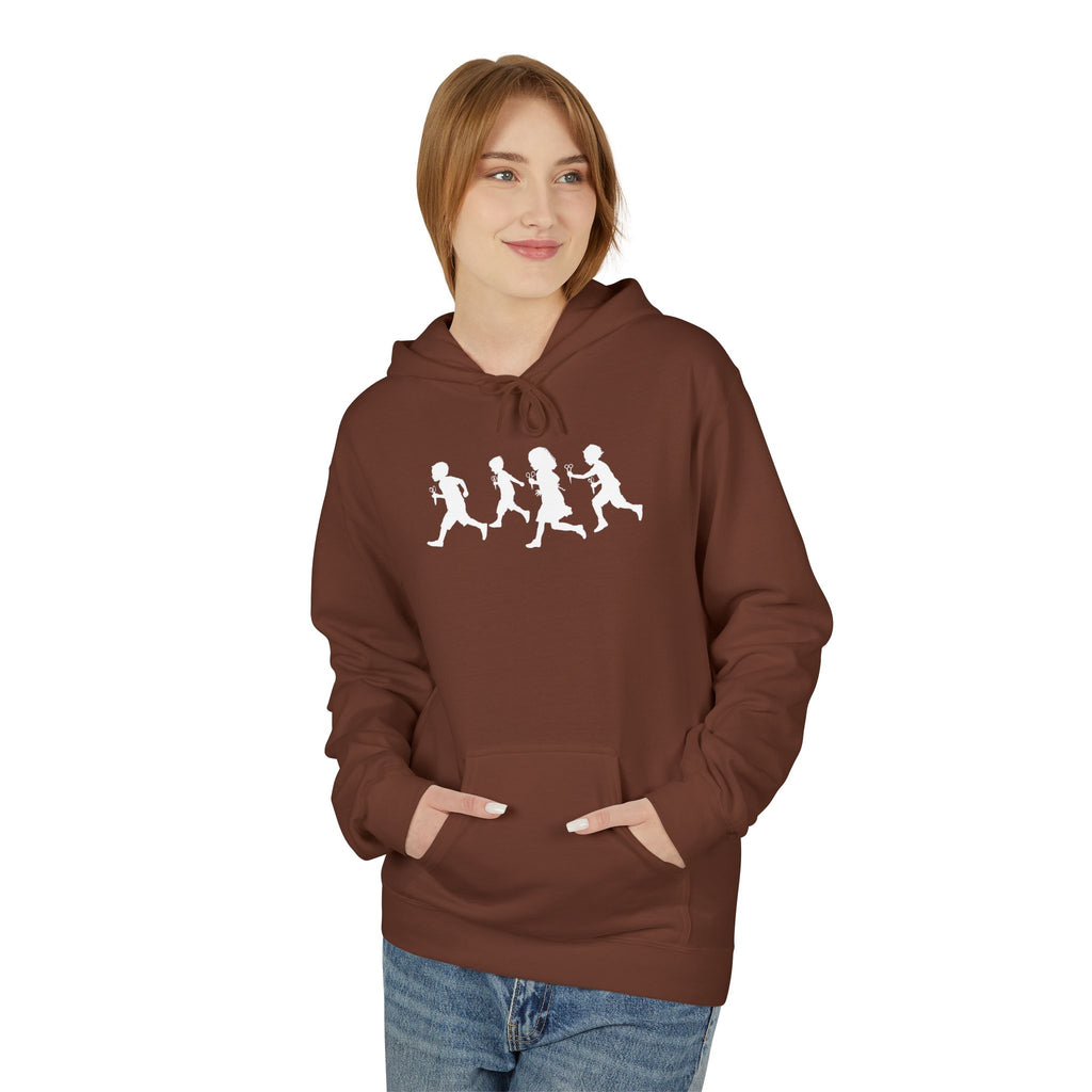 RUNNING WITH SCISSORS - Unisex Fleece Hoodie - FREE SHIPPING