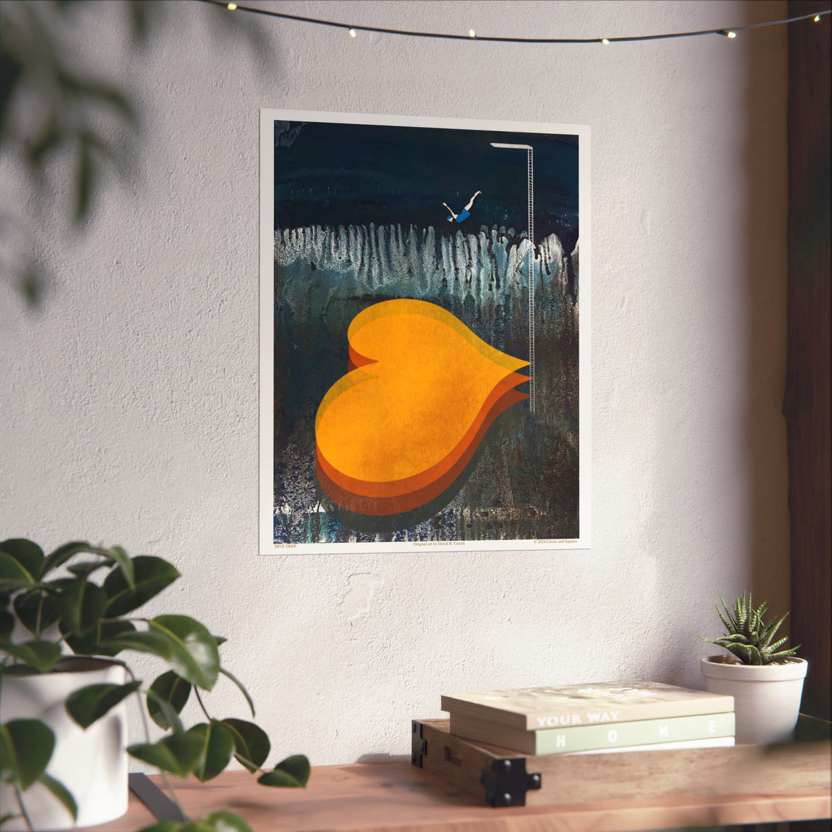 DIVE DEEP - poster - 3 sizes