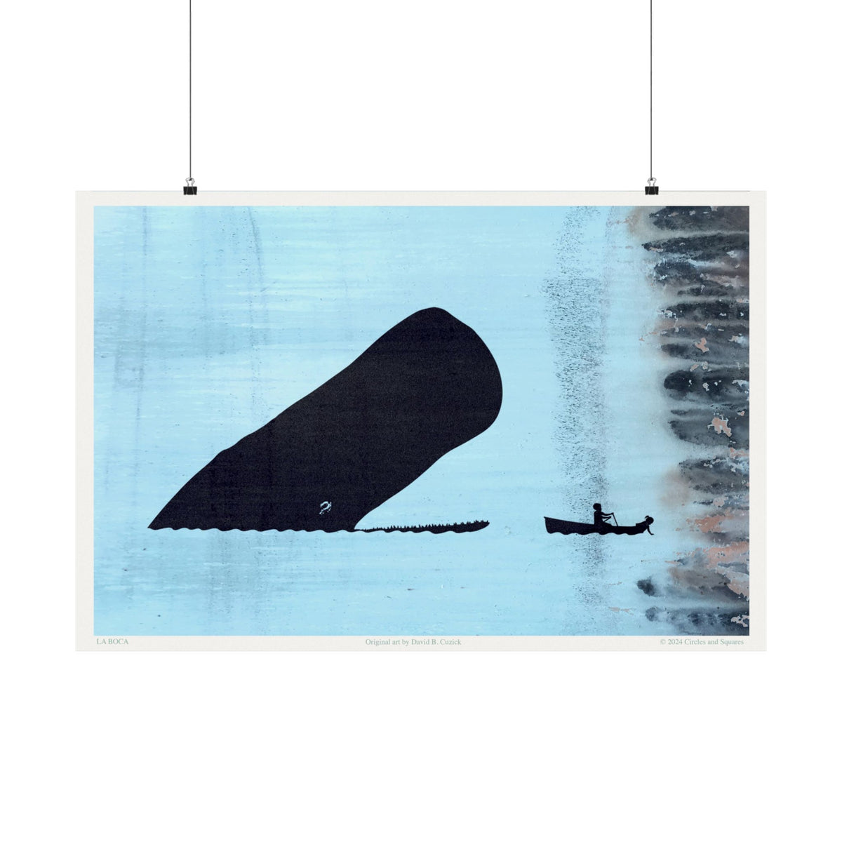 LA BOCA - poster - 3 sizes