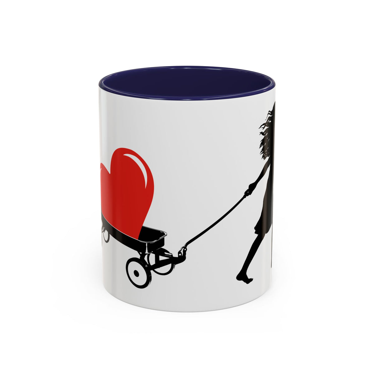 HEART TOO BIG TO CARRY - Accent Coffee Mug (11oz)