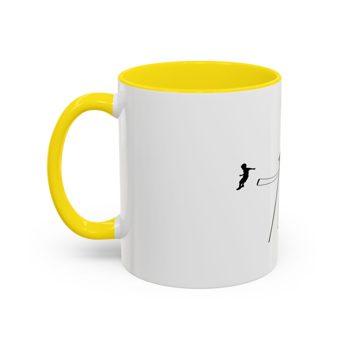 JUMP (boy) - Accent Coffee Mug (11oz)
