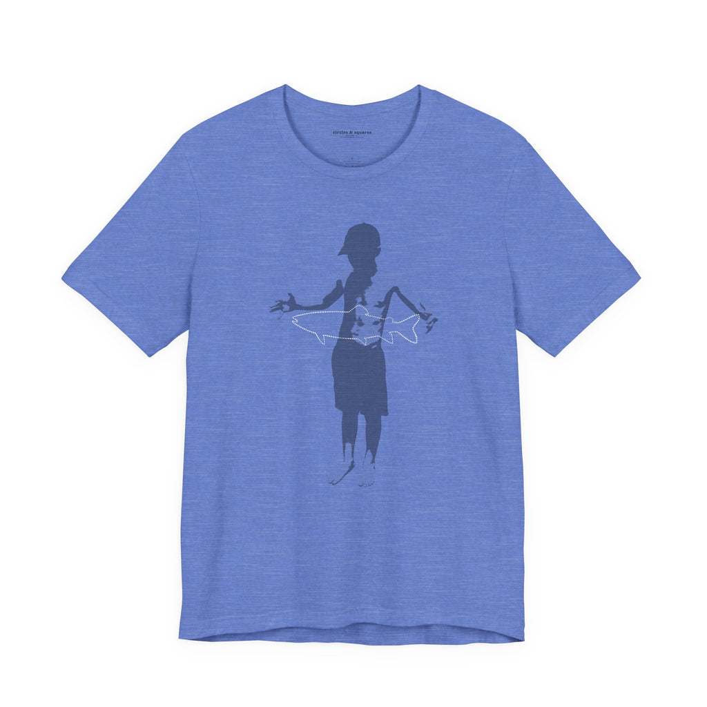 A FISH STORY - unisex tee for men and women