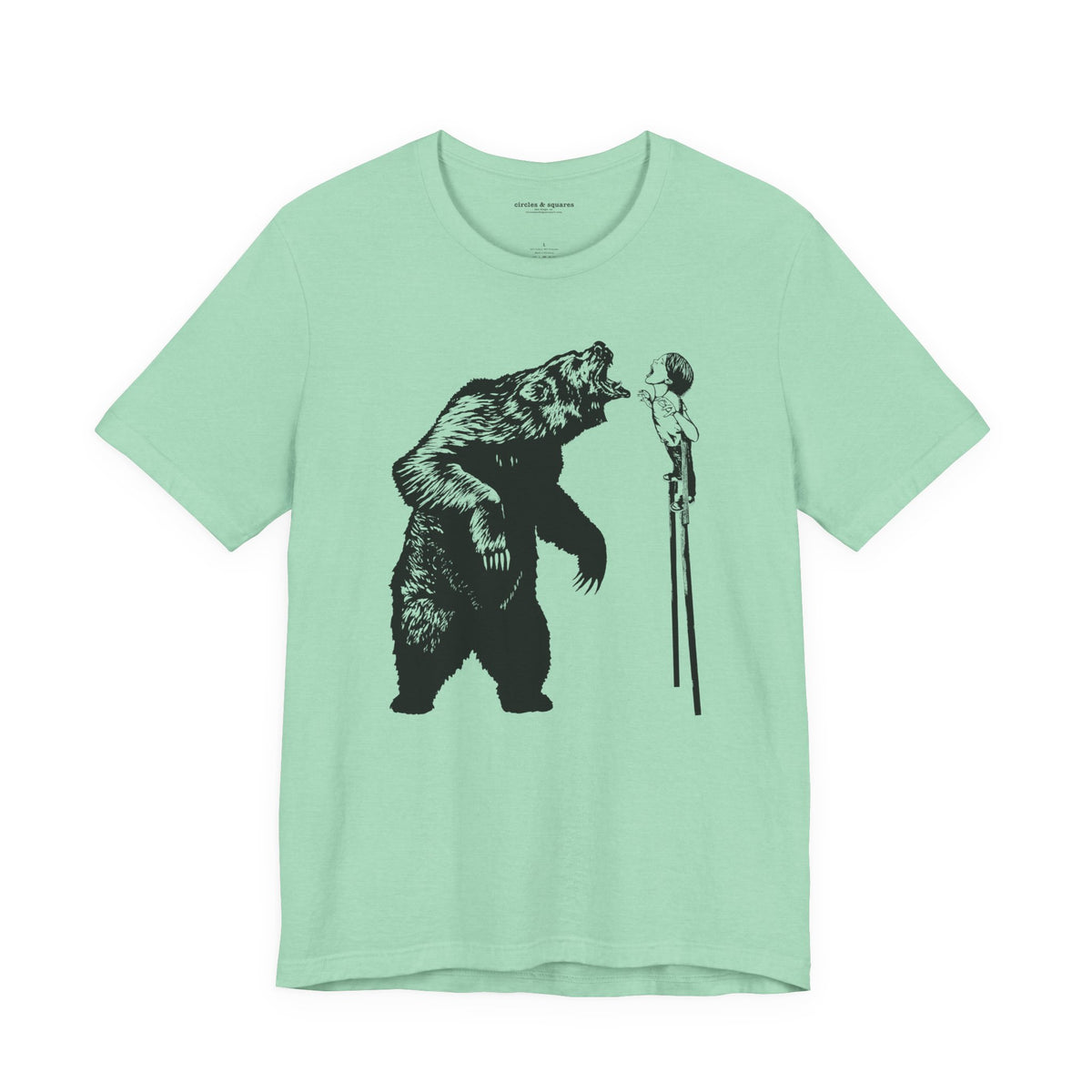 FIERCE ON STILTS - unisex tee for men and women