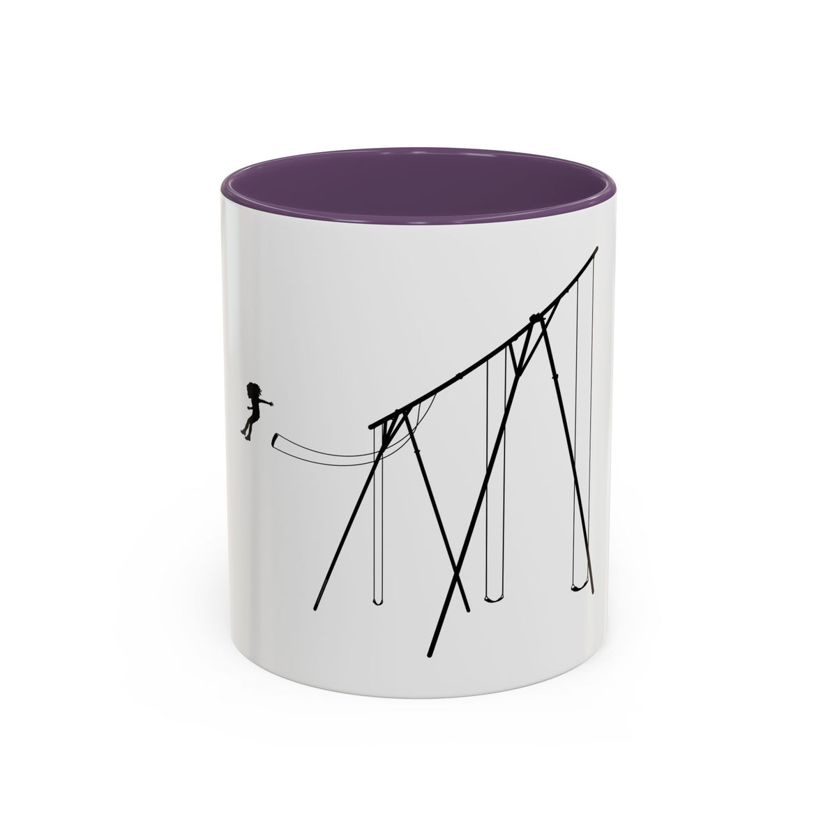 Jump (girl) - Accent Coffee Mug (11oz)