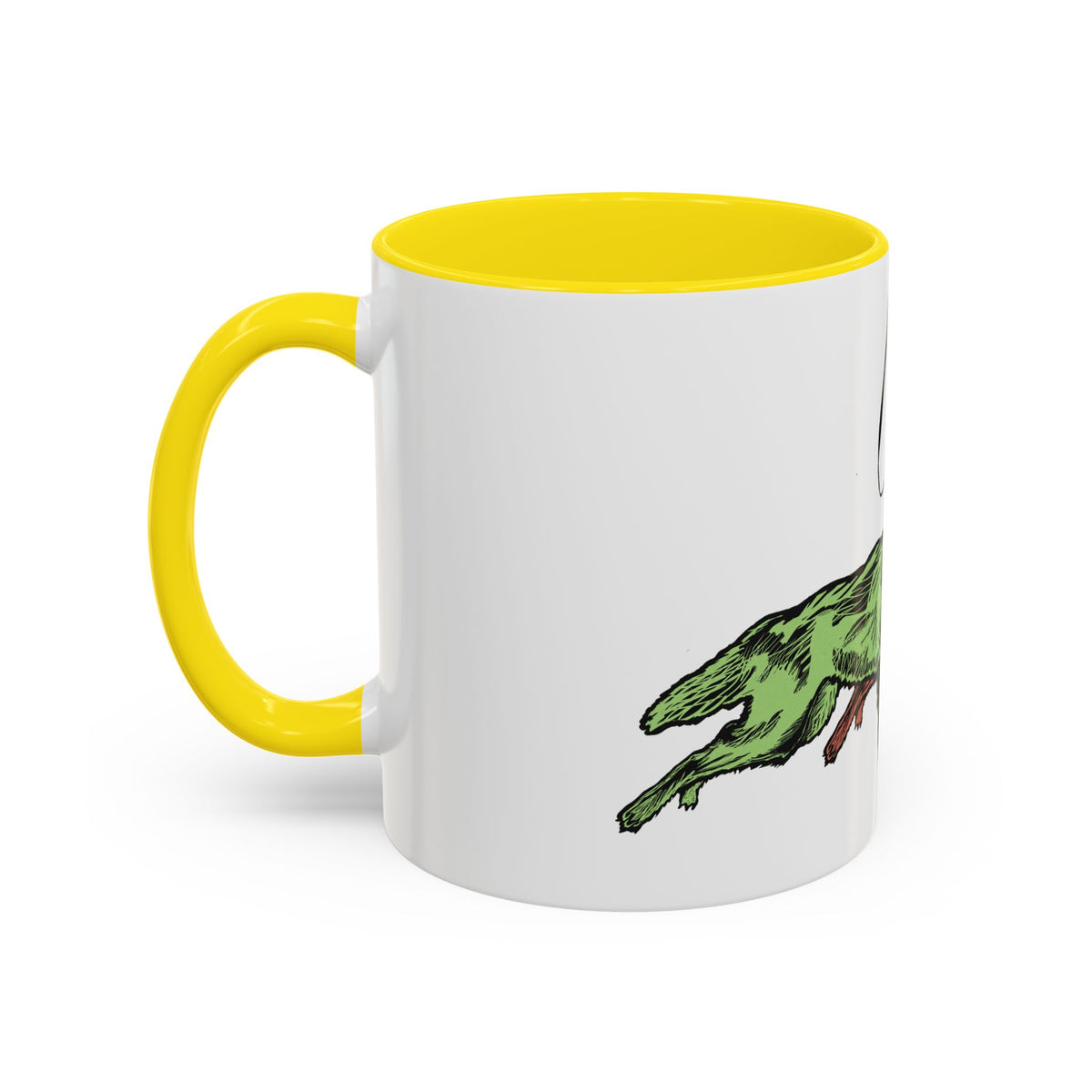 RUNNING WITH WOLVES (colorful) - Accent Coffee Mug (11oz)