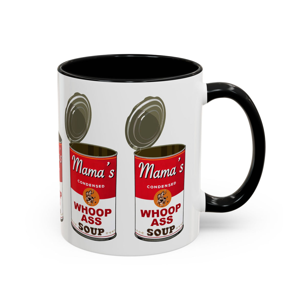 WHOOP ASS - Accent Coffee Mug (11oz)