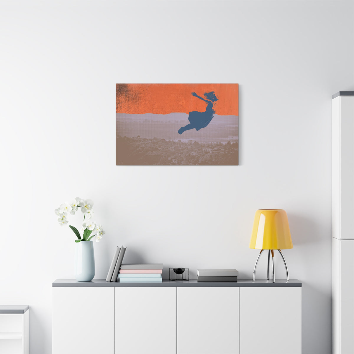 FLYING DREAM - girl - Canvas Print - 2 sizes - FREE SHIPPING